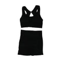 Women Yoga Shorts Sets High Waist Butt Lifting Workout Fitness Tights Tummy Control Gym Running Stretched Sportswear