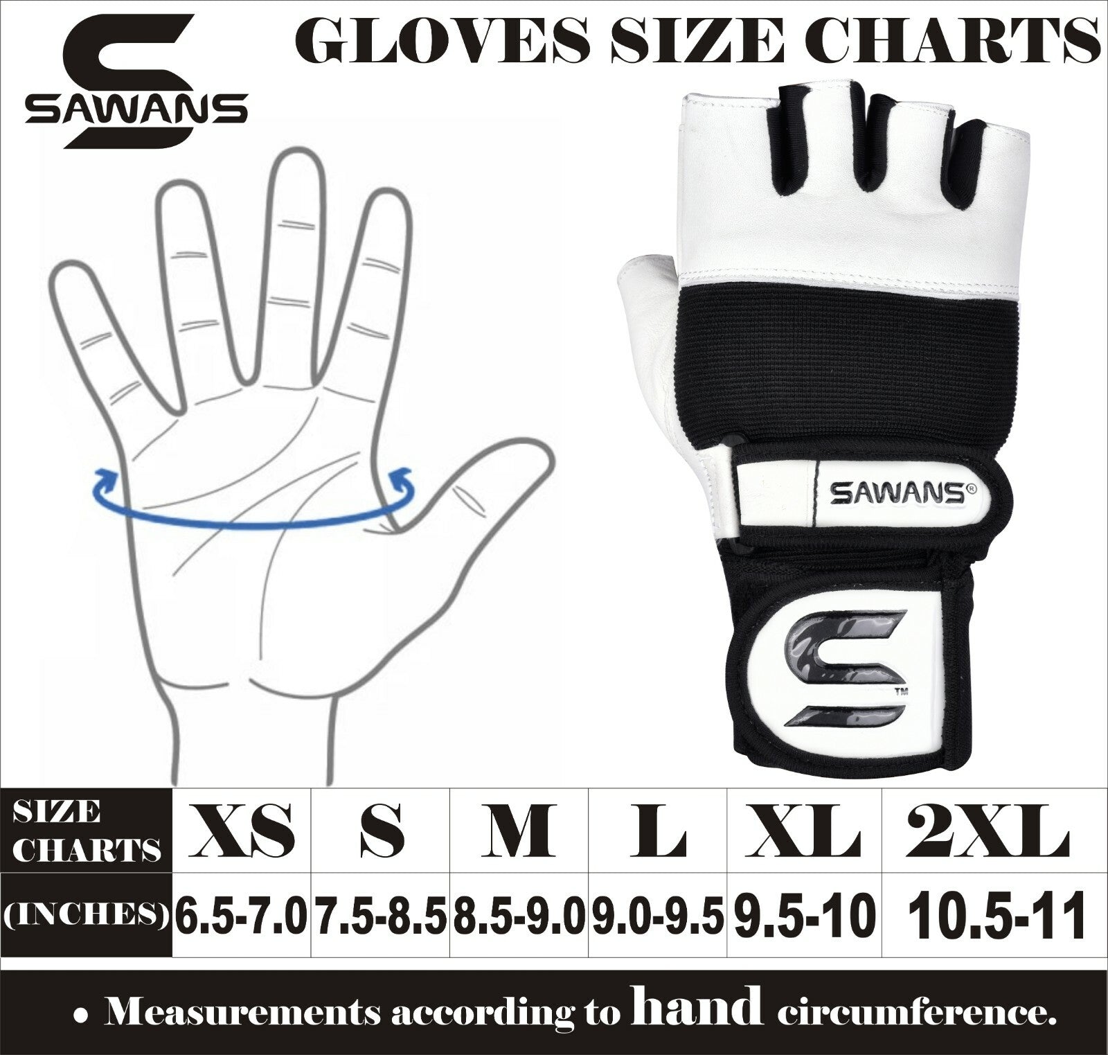 SAWANSÂ® Gym Weight Lifting Gloves Leather Training Straps Body Building Workouts
