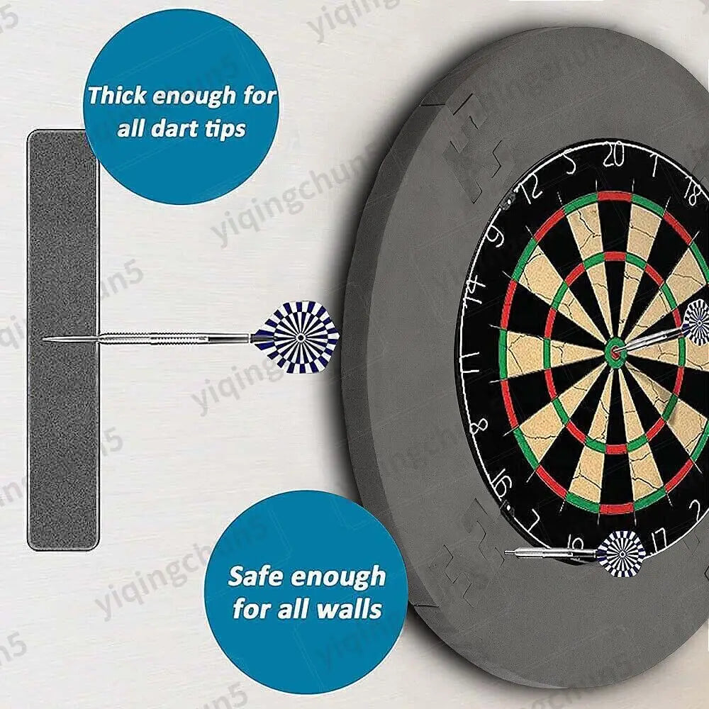 Protective Dartboard Darts Surround Wall Guard EVA Dart Disk Target Protection Wall Detachable Shooting Target Protection Ring