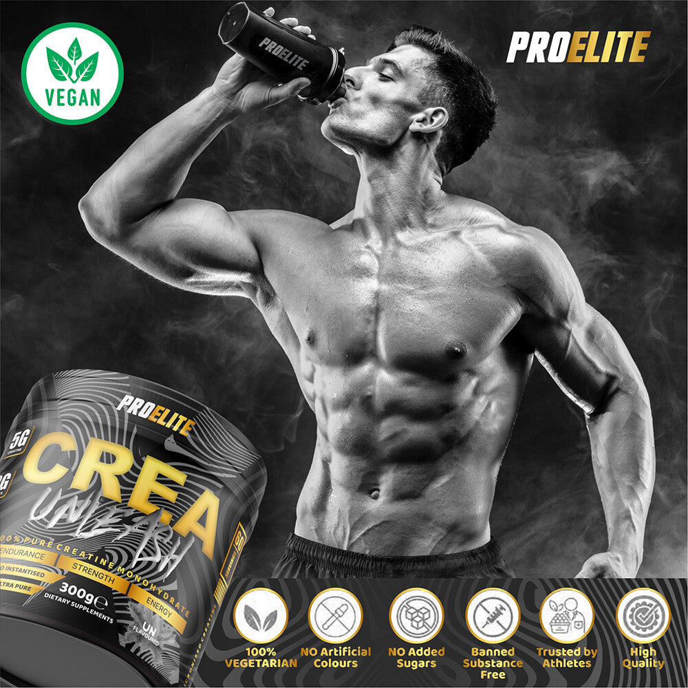 CREATINE MONOHYDRATE POWDER 5000MG 300G UNFLAVOURED MUSCLE GROWTH STRENGTH GAINS