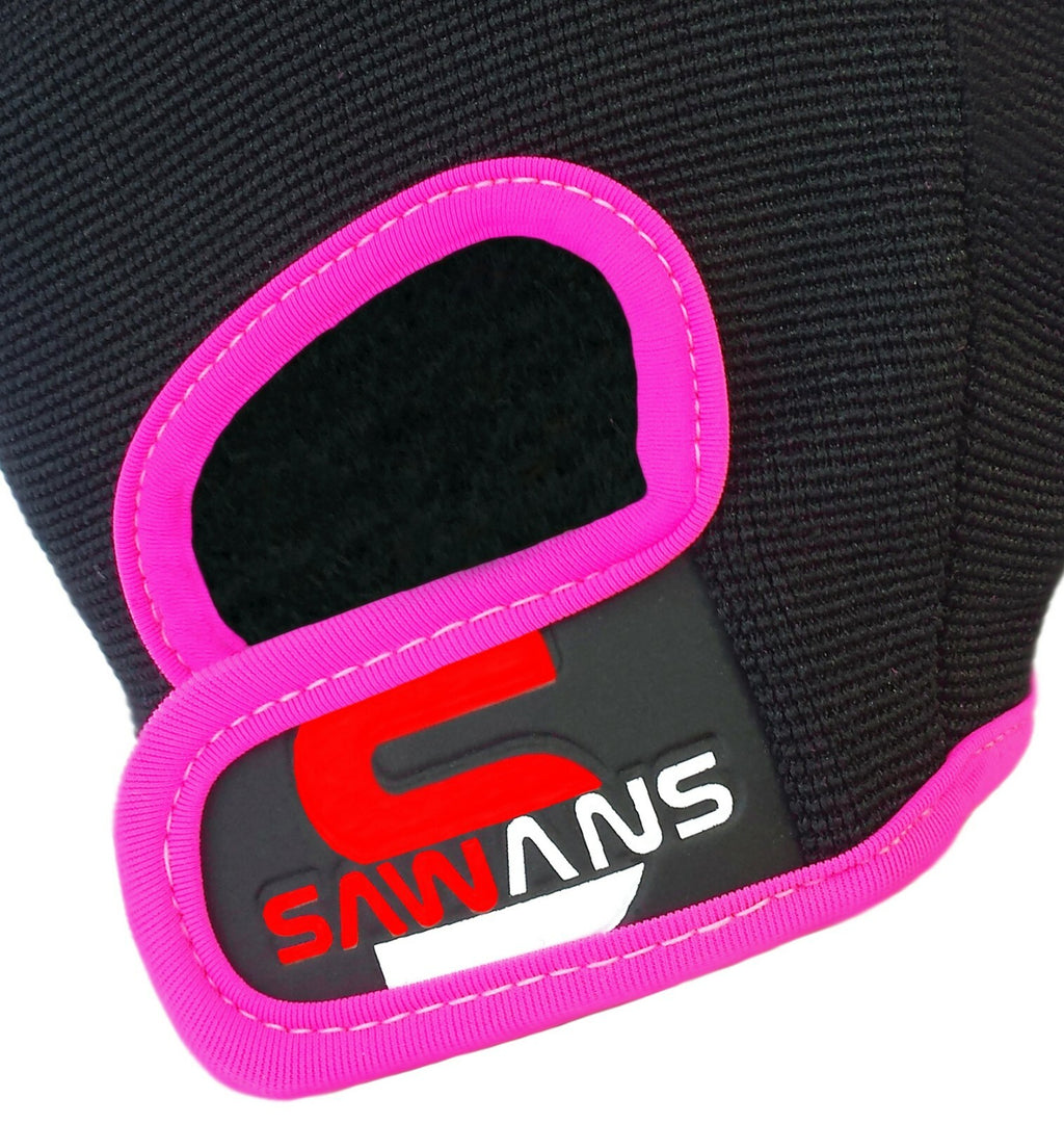 SAWANSÂ® Gym Weight Lifting Gloves Leather Training Straps Body Building Workouts
