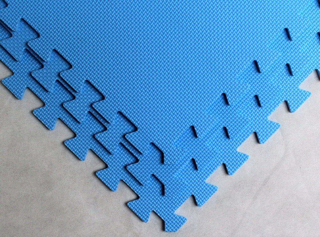 INTERLOCKING EVA SOFT FOAM EXERCISE FLOOR MATS GARAGE OFFICE KIDS PLAY