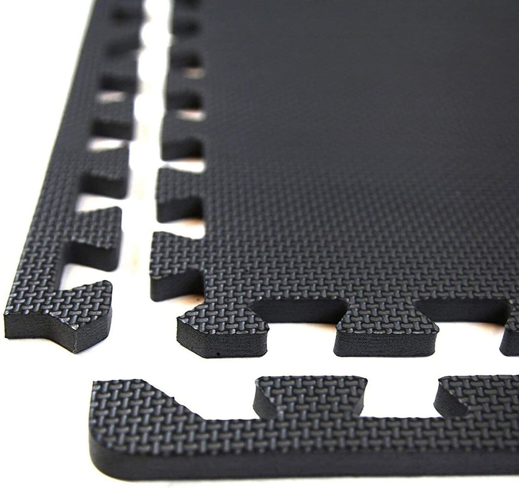 INTERLOCKING EVA SOFT FOAM EXERCISE FLOOR MATS GARAGE OFFICE KIDS PLAY
