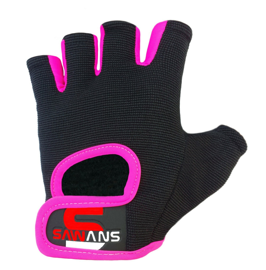 SAWANSÂ® Gym Weight Lifting Gloves Leather Training Straps Body Building Workouts